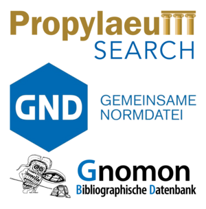 Logos PropylaeumSEARCH, Gemeinsame Normdatei, Gnomon Bibliographische Datenbank