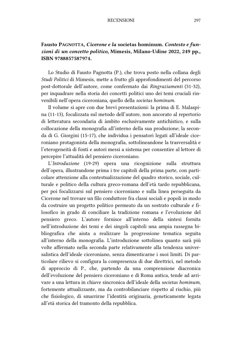 Open gallery for Cicerone e la "societas hominum"