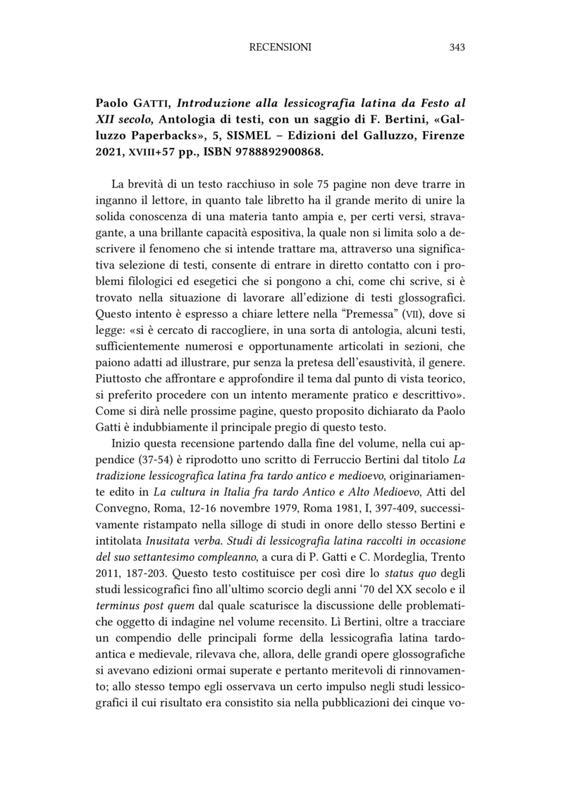 Open gallery for Introduzione alla lessicografia latina da Festo al XII secolo