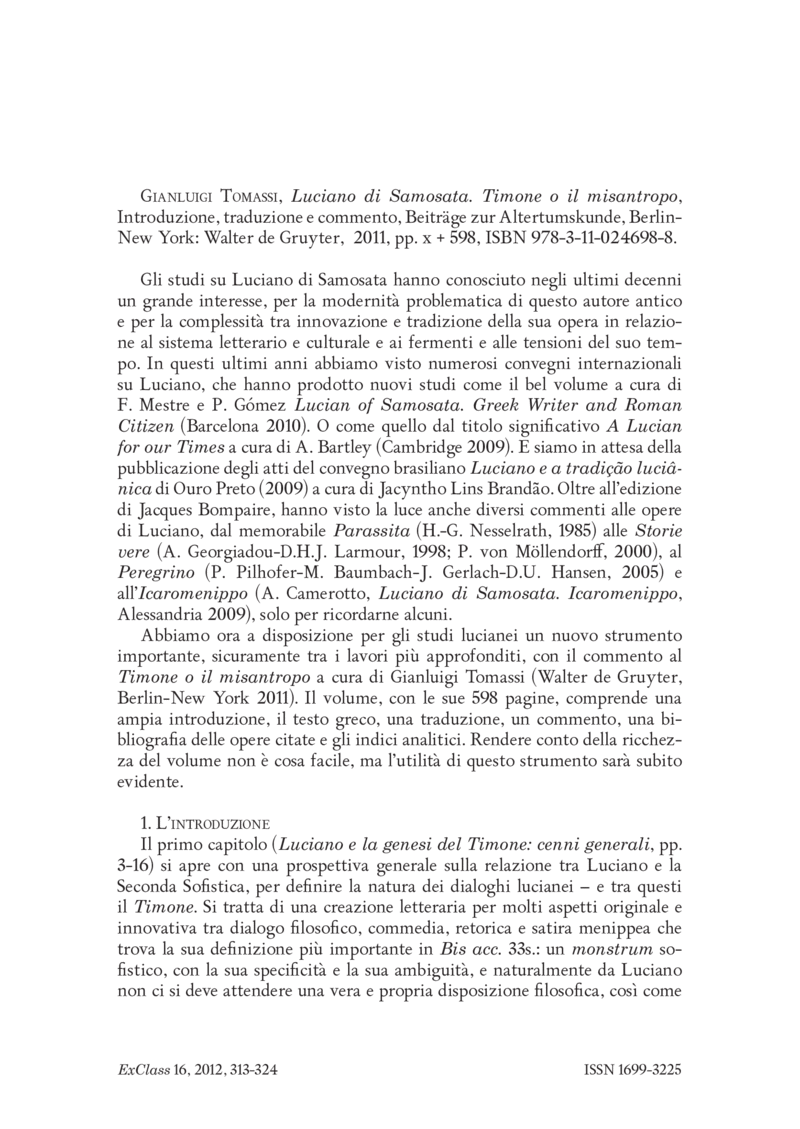 Open gallery for Luciano di Samosata, Timone o il misantropo