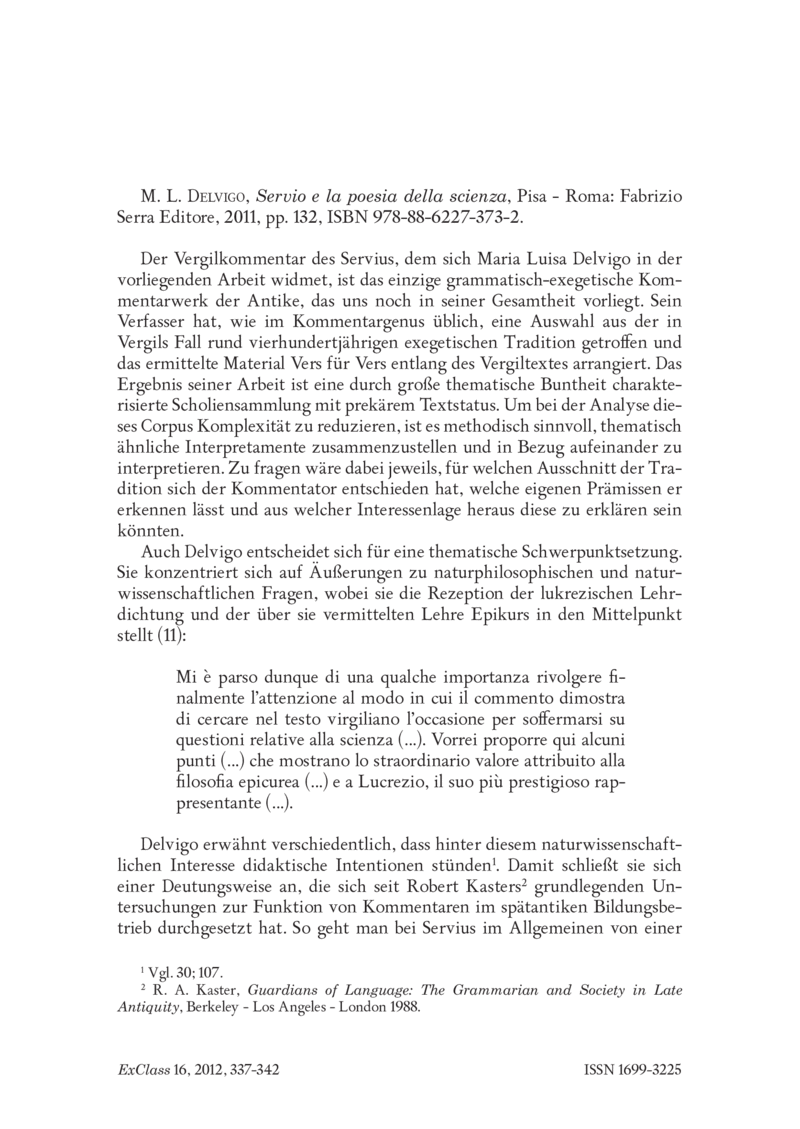 Open gallery for Servio e la poesia della scienza