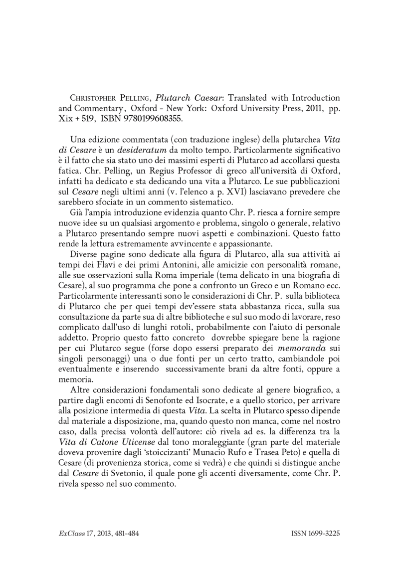 Open gallery for Plutarch, Caesar