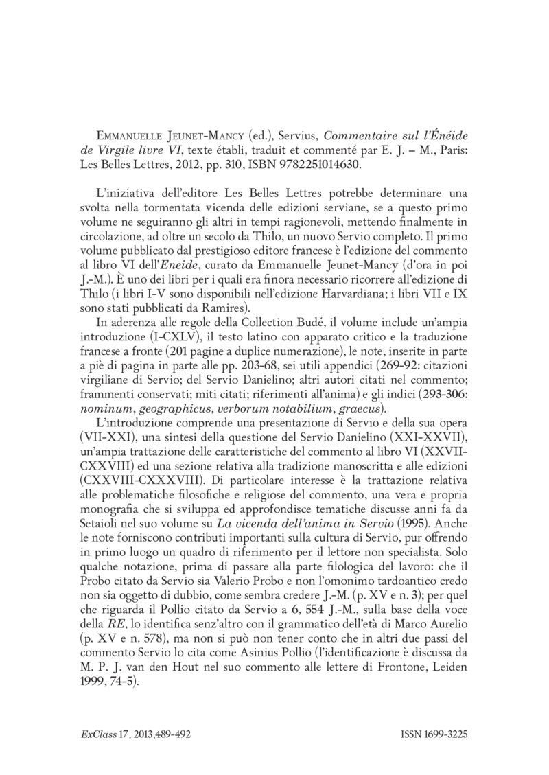 Open gallery for Servius, Commentaire sul l’Énéide de Virgile, Livre VI