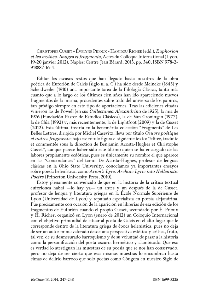 Open gallery for Euphorion et les mythes