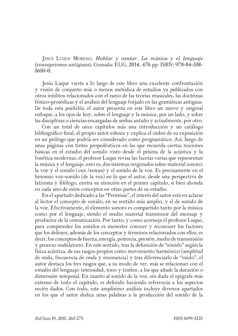 Open gallery for Hablar y cantar