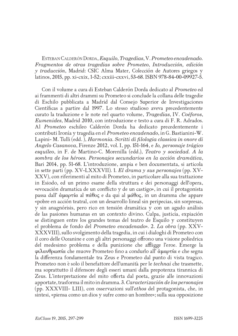 Open gallery for Esquilo, Tragedias, V