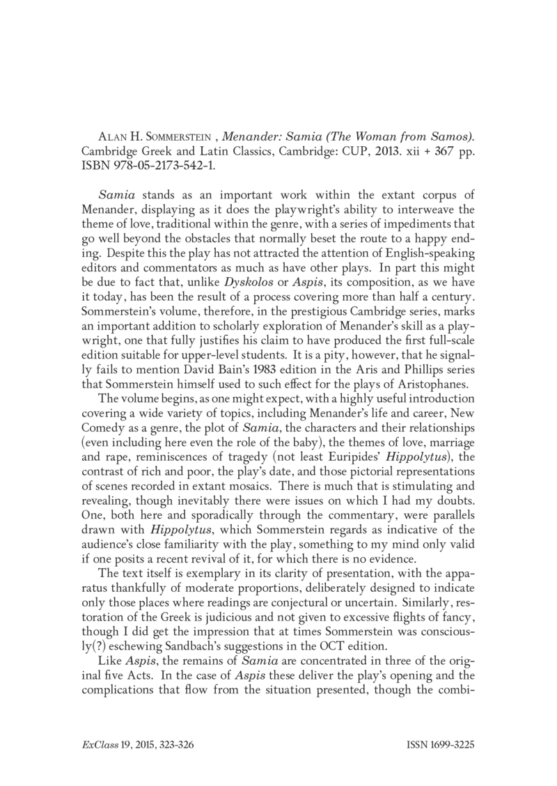 Open gallery for Menander, Samia