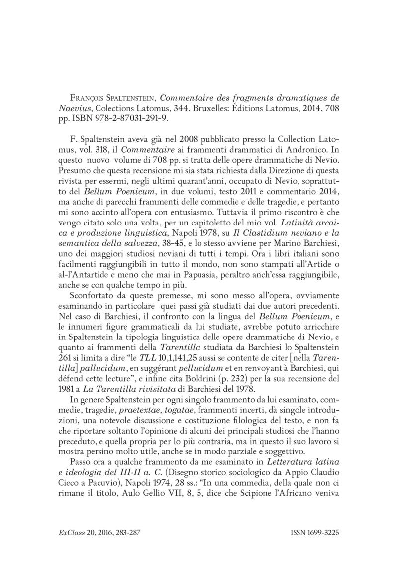 Open gallery for Commentaire des fragments dramatiques de Naevius