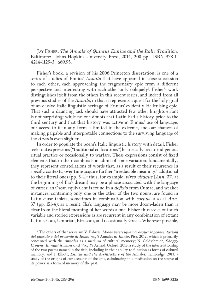 Open gallery for The "Annals" of Quintus Ennius and the Italic Tradition