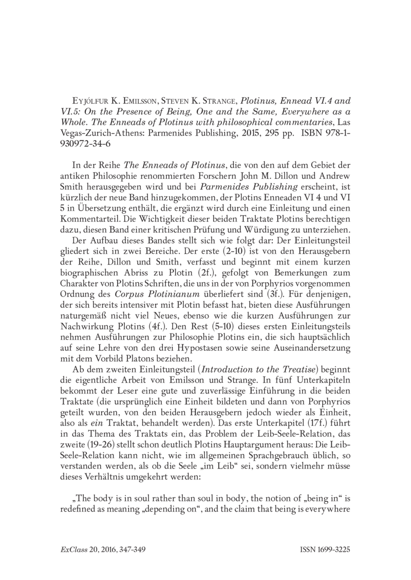 Open gallery for Plotinus, Ennead VI.4 and VI.5