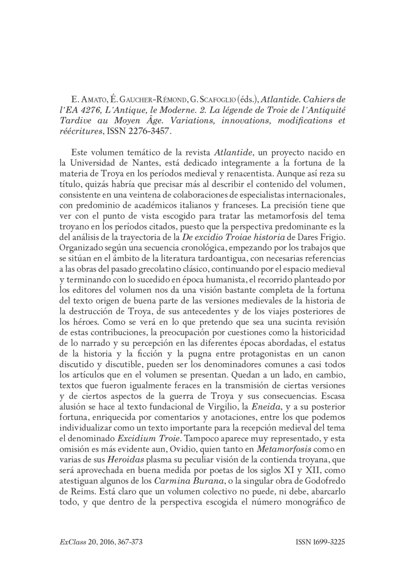 Open gallery for La légende de Troie de lʼAntiquité Tardive au Moyen Âge