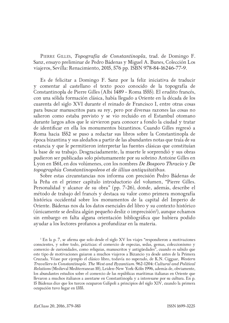 Open gallery for Pierre Gilles, Topografía de Constantinopla