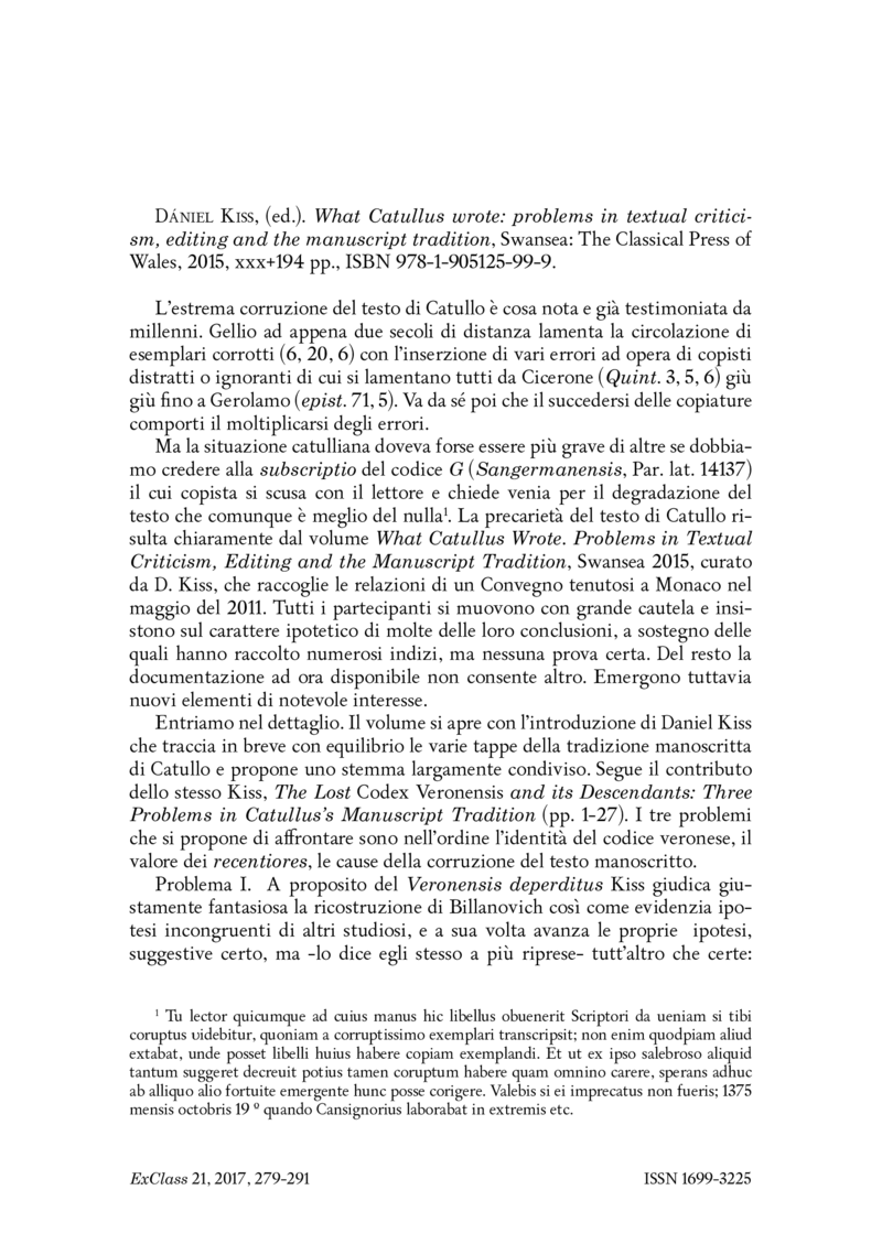 Open gallery for What Catullus Wrote