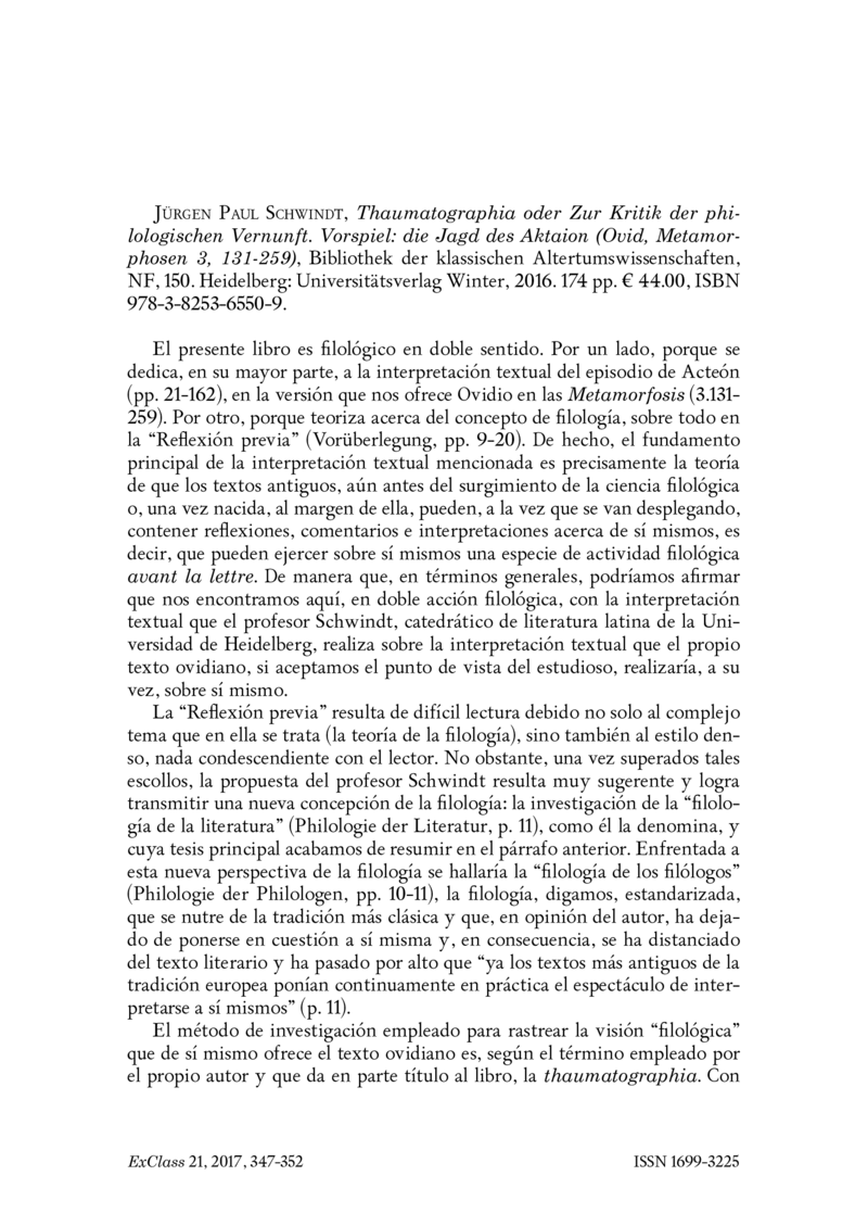 Open gallery for Thaumatographia oder Zur Kritik der philologischen Vernunft