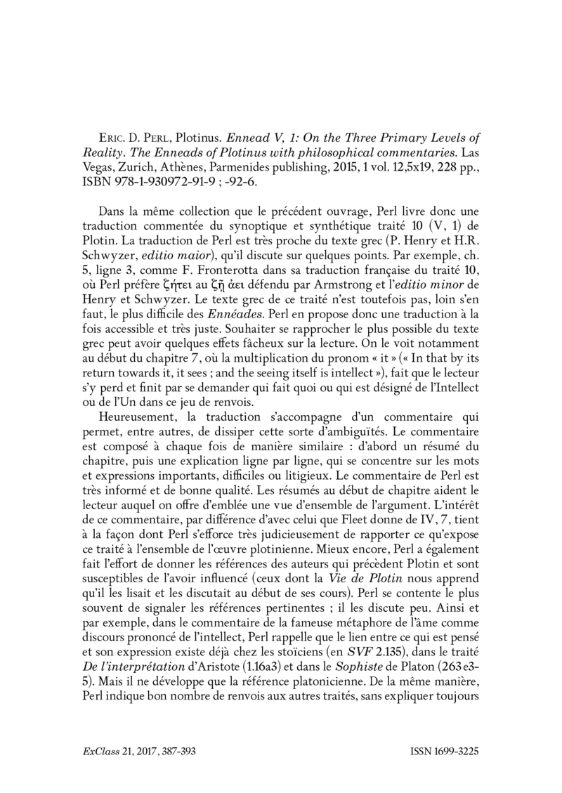 Open gallery for Plotinus, Ennead V, 1