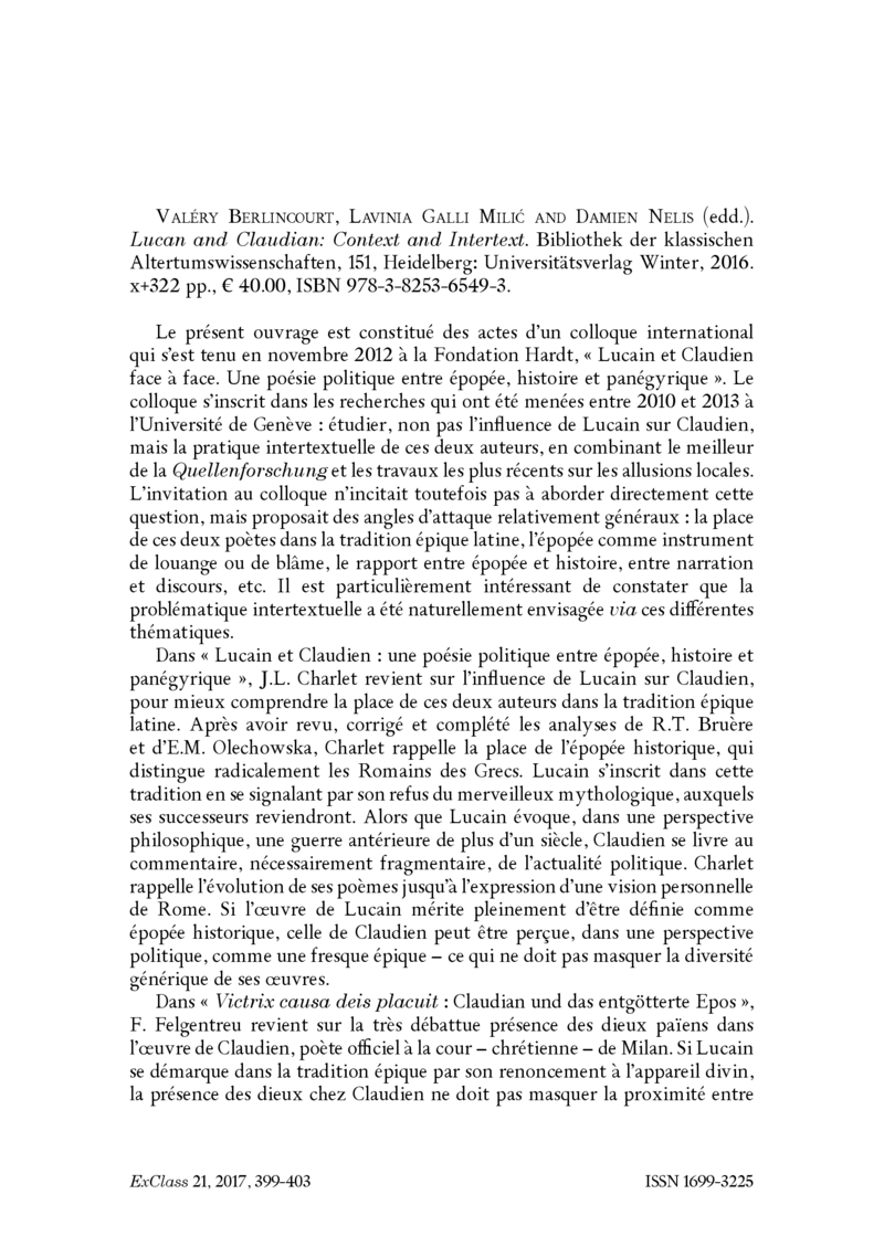 Open gallery for Lucan and Claudian