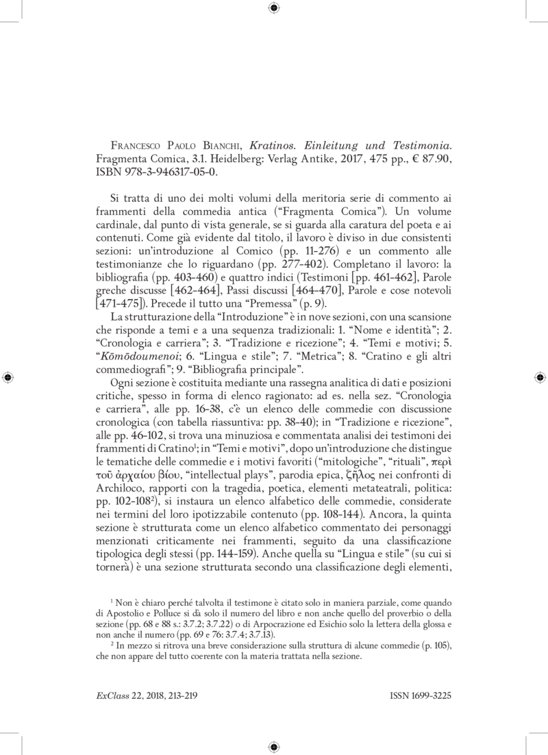 Open gallery for Kratinos: Einleitung und Testimonia