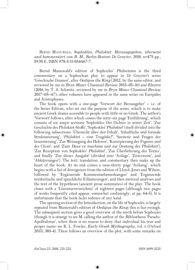 Open gallery for Sophokles, Philoktet