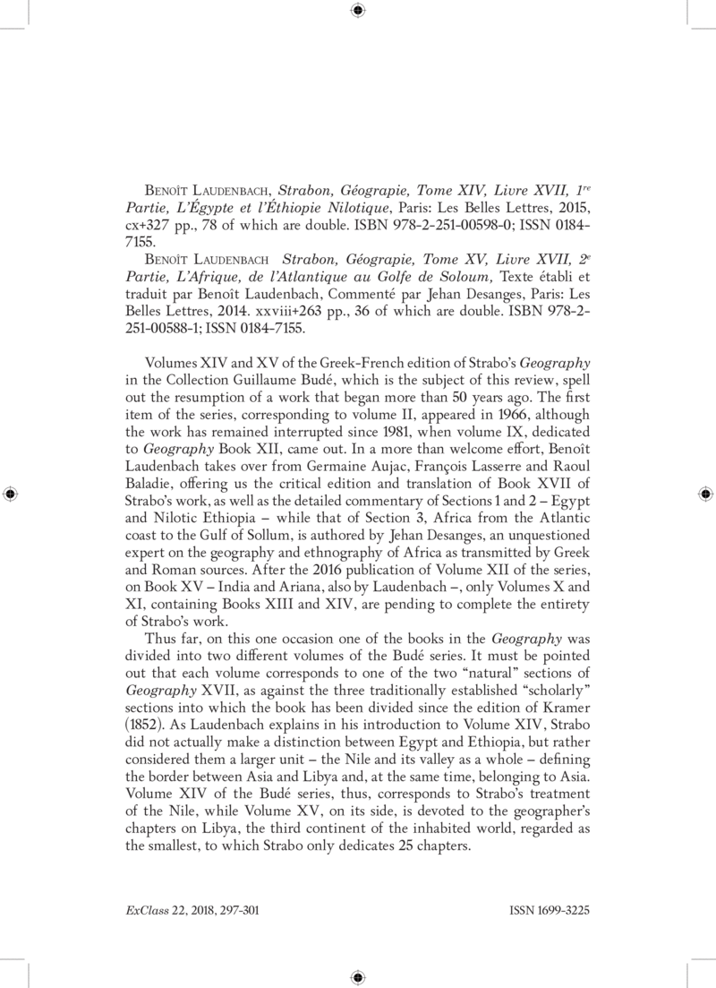 Open gallery for Strabon, Géograpie, Tome XIV, Livre XVII, 1re Partie