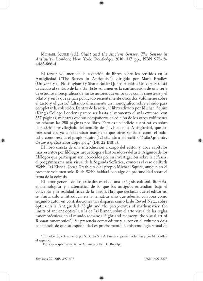 Open gallery for Sight and the Ancient Senses