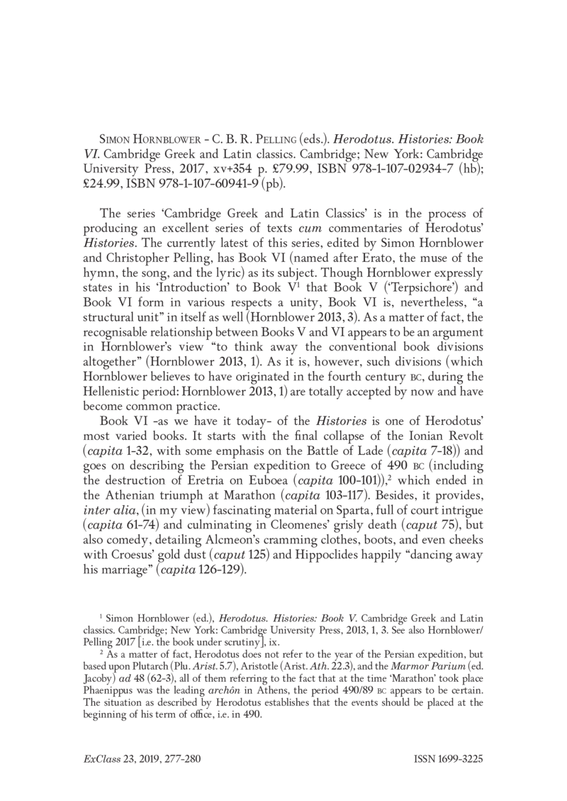 Open gallery for Herodotus, Histories: Book VI