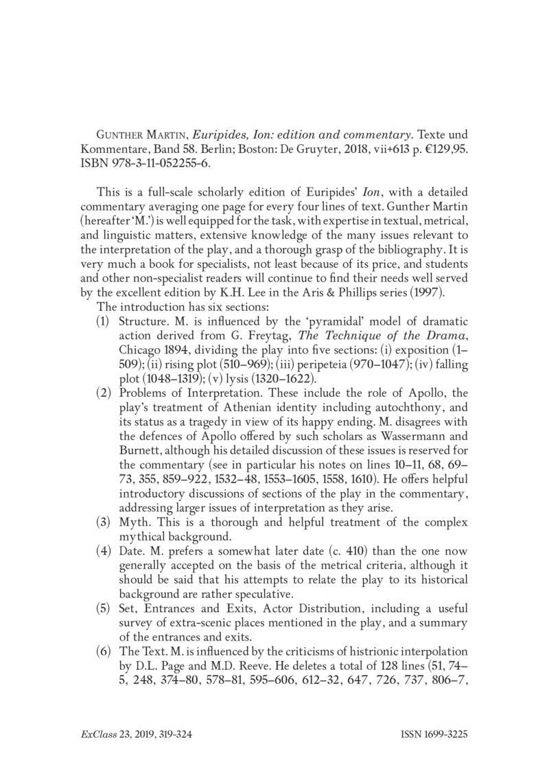 Open gallery for Euripides, "Ion"