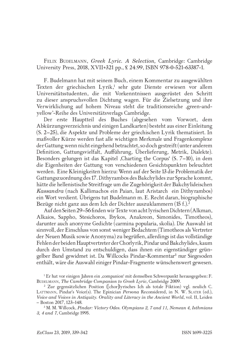 Open gallery for Greek Lyric