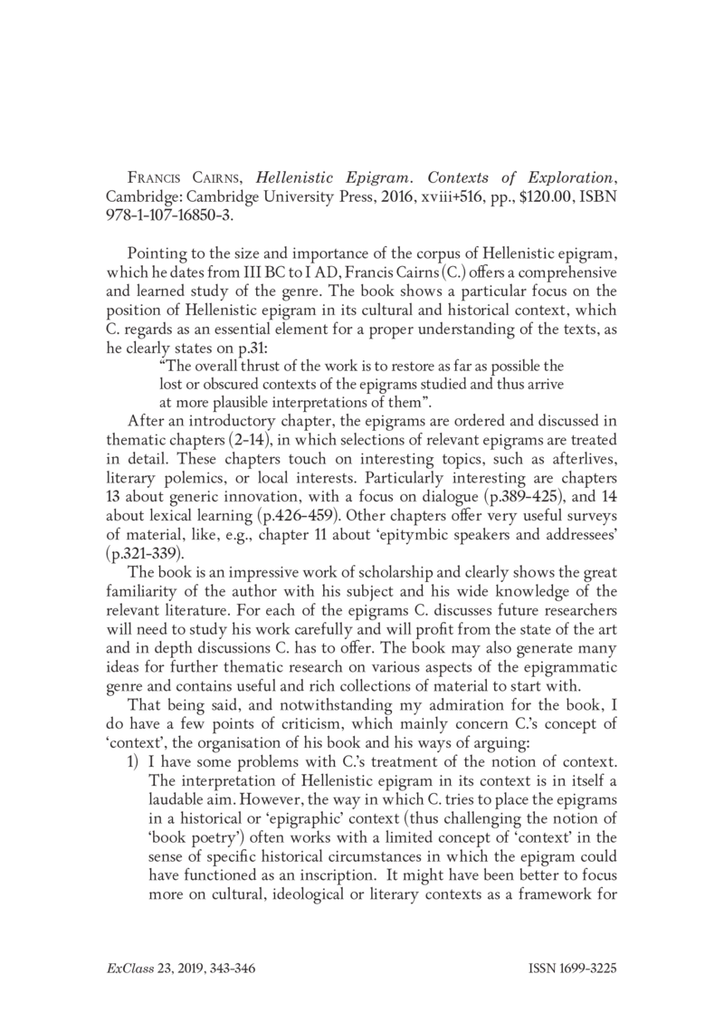 Open gallery for Hellenistic Epigram