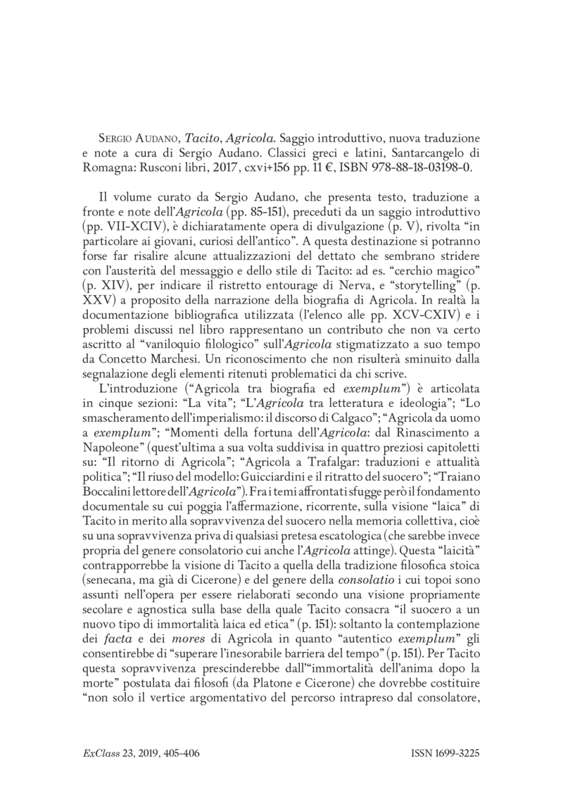 Open gallery for Tacito, Agricola