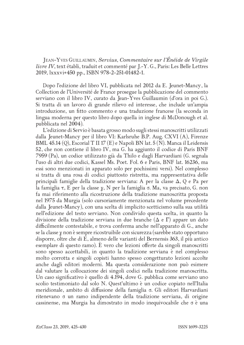 Open gallery for Servius, Commentaire sur l’Énéide de Virgile. Livre IV