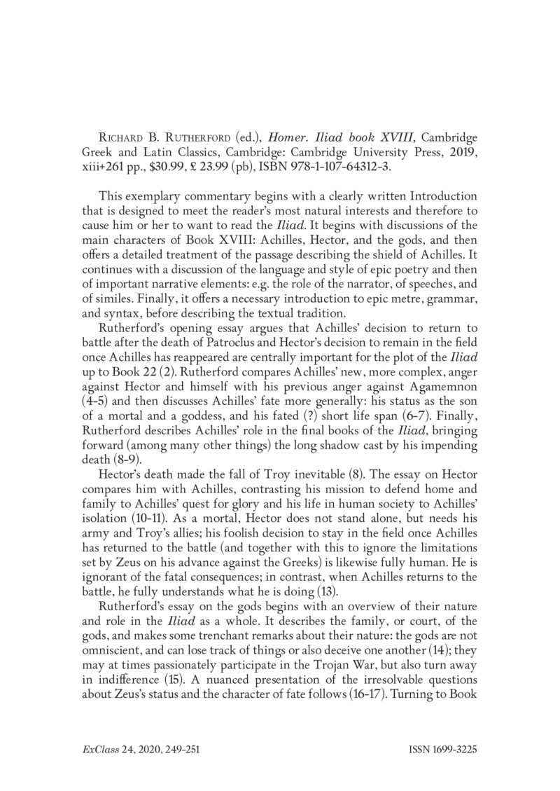 Open gallery for Homer, Iliad book XVIII