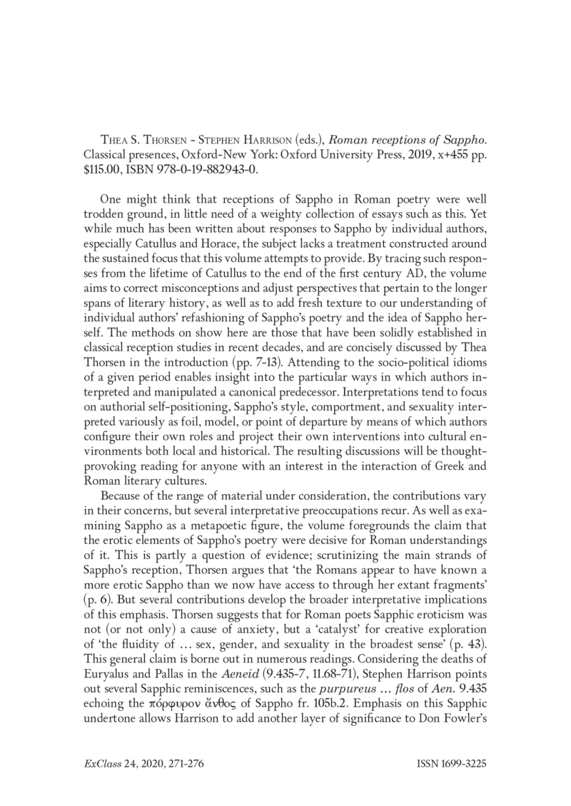 Open gallery for Roman Receptions of Sappho