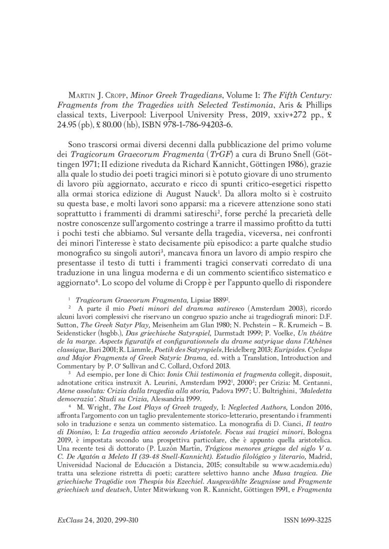 Open gallery for Minor Greek Tragedians, Volume 1: The Fifth Century