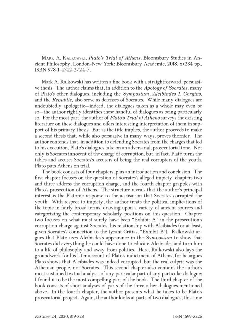 Open gallery for Plato’s Trial of Athens