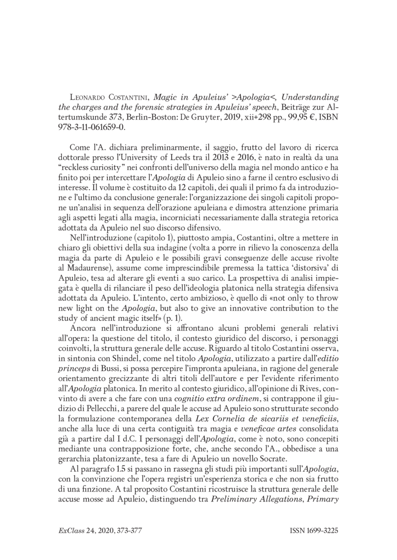 Open gallery for Magic in Apuleius’ "Apologia"