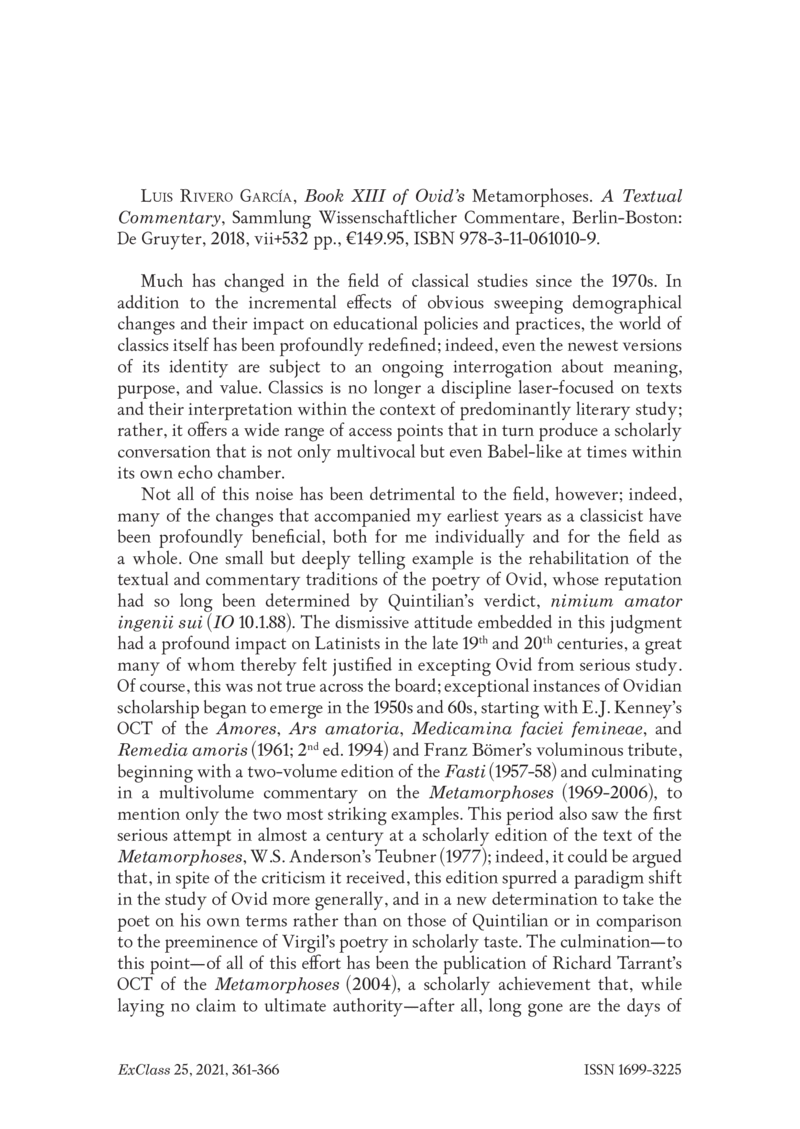 Open gallery for Book XIII of Ovid’s Metamorphoses