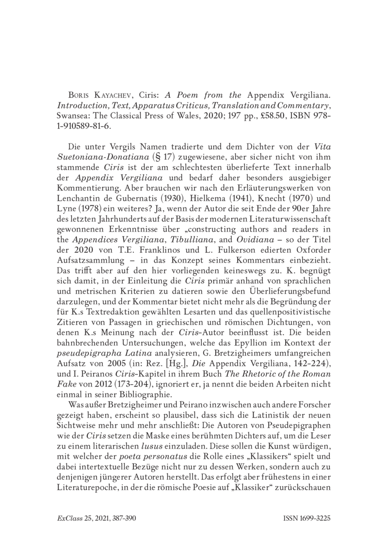 Open gallery for Ciris: A Poem from the Appendix Vergiliana