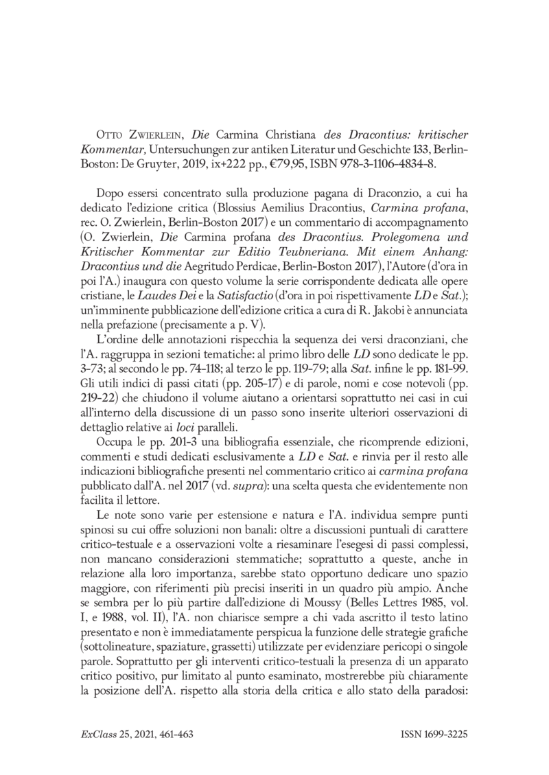 Open gallery for Die "Carmina christiana" des Dracontius