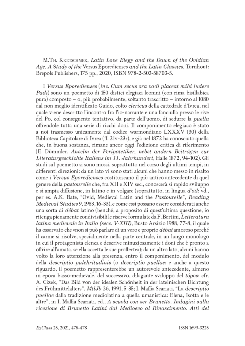 Open gallery for Latin Love Elegy and the Dawn of the Ovidian Age