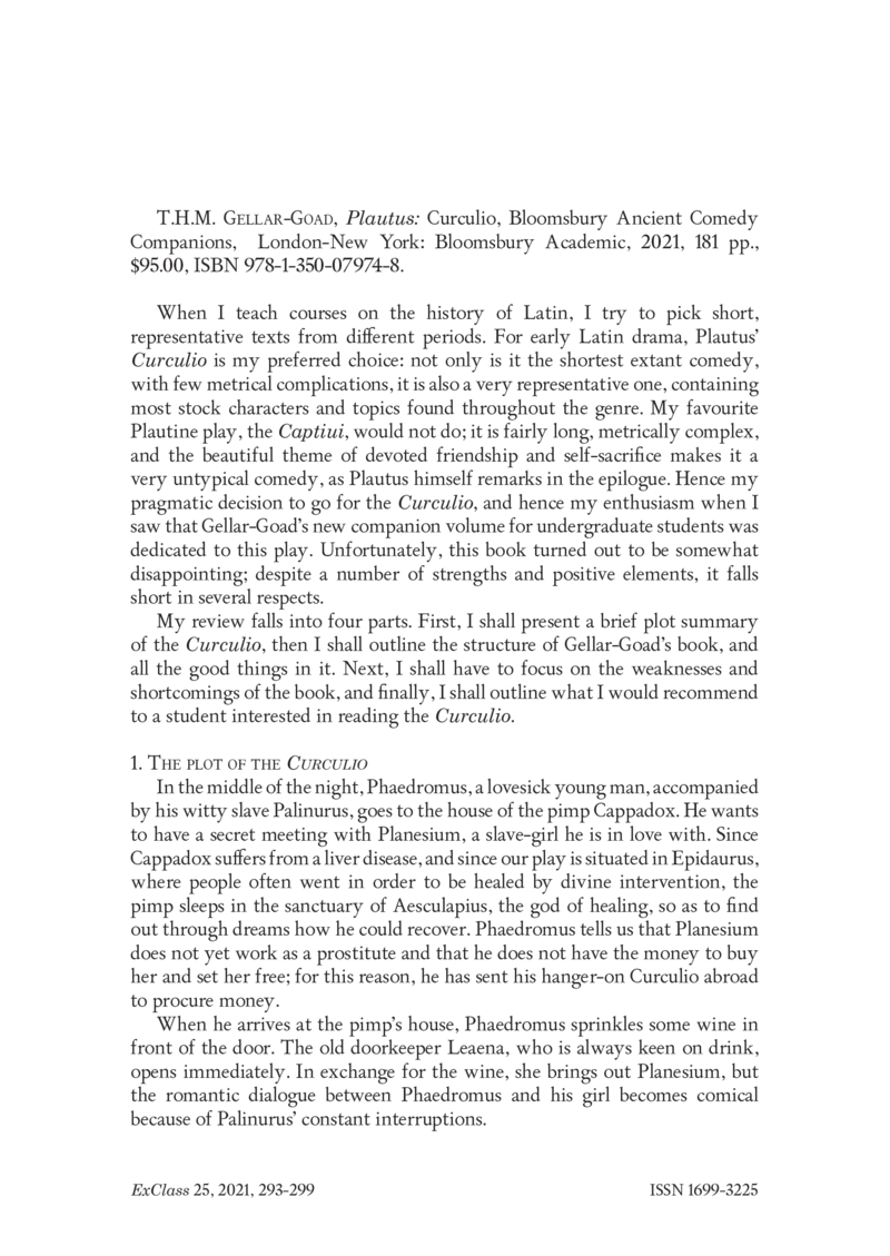 Open gallery for Plautus, Curculio