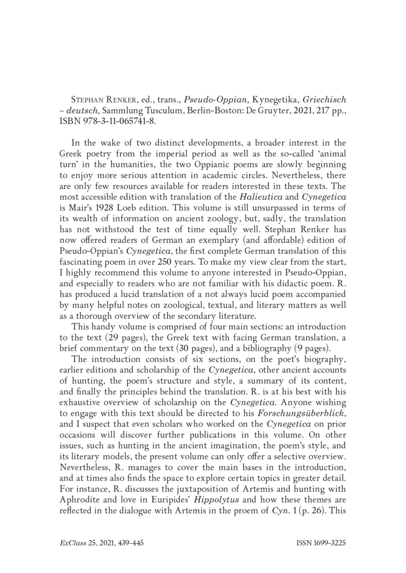 Open gallery for Pseudo-Oppian, Kynegetika