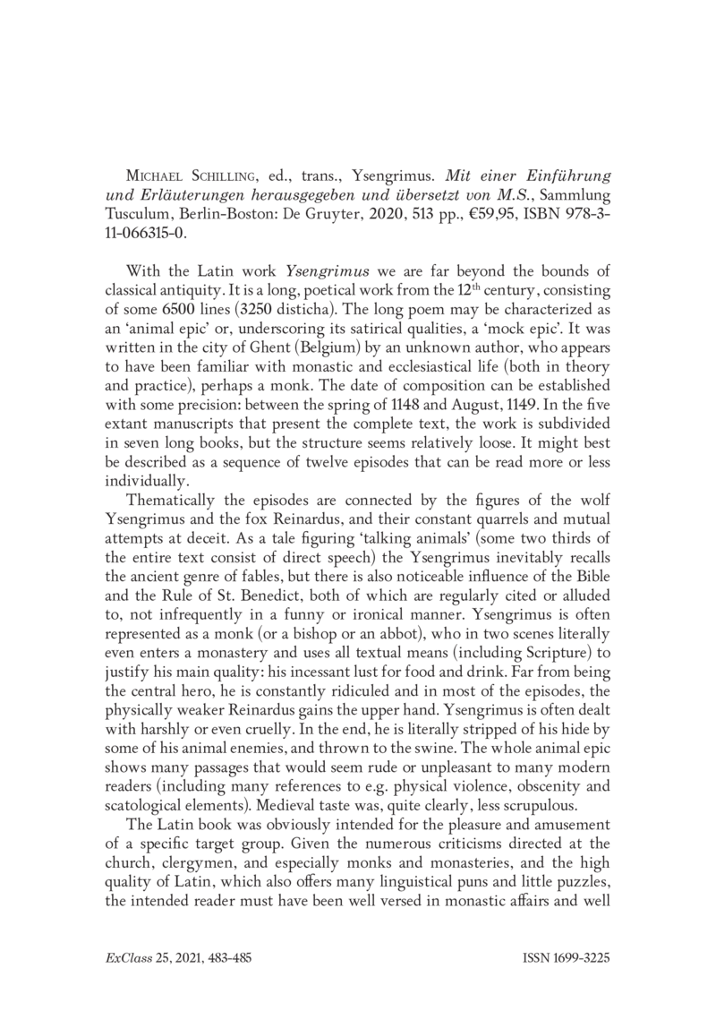 Open gallery for Ysengrimus