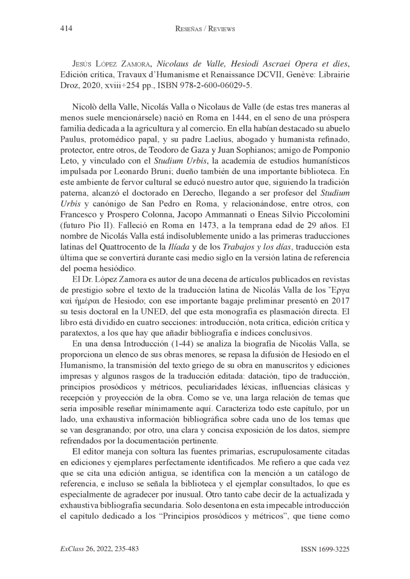 Open gallery for Nicolaus de Valle, Hesiodi Ascraei "Opera et dies"