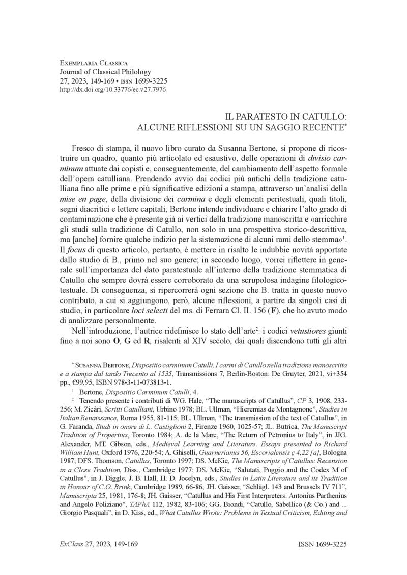 Open gallery for Dispositio carminum Catulli