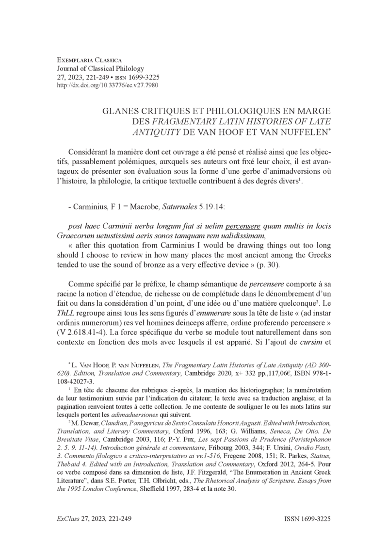 Open gallery for The Fragmentary Latin Histories of Late Antiquity (AD 300-620)