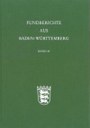 Fundberichte aus Baden-Württemberg