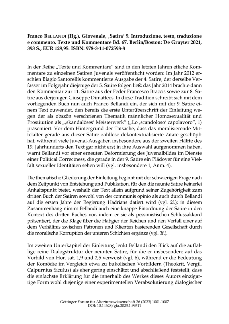 Open gallery for Giovenale, "Satira" 9