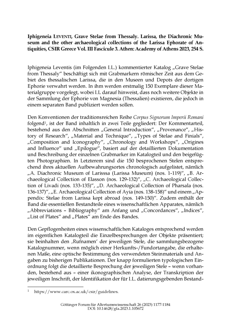 Open gallery for Grave Stelae from Thessaly