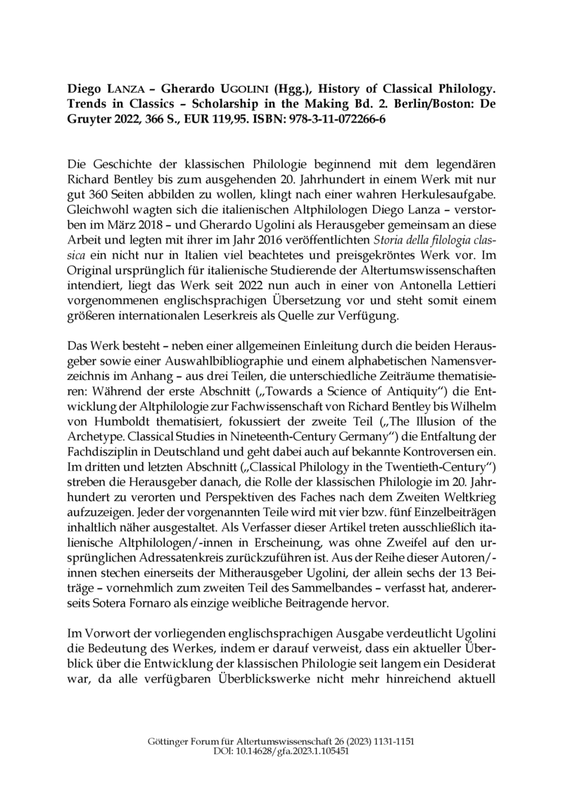 Open gallery for History of Classical Philology