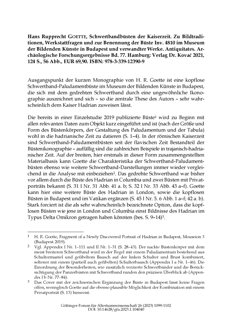 Open gallery for Schwertbandbüsten der Kaiserzeit